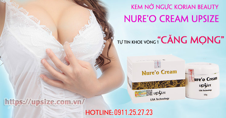 [Giảm 60%] Gói combo 3 lọ kem nở ngực Nure’o Cream Upsize