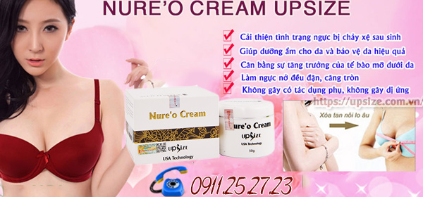 [Giảm 50%]  1 lọ kem nở ngực Nure’o Cream Upsize