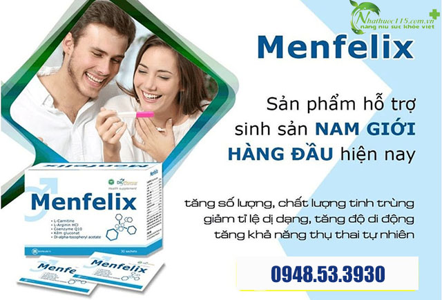 Menfelix hỗ trợ sinh sản nam giới